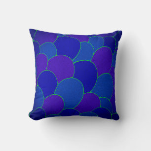 Mermaid Scales Throw Pillow
