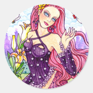 Mermaid Sea Fairy Fantasy Stickers by Ann Howard