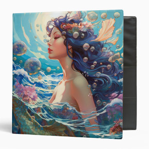 Mermaid Sea Goddess Fantasy Art Binder