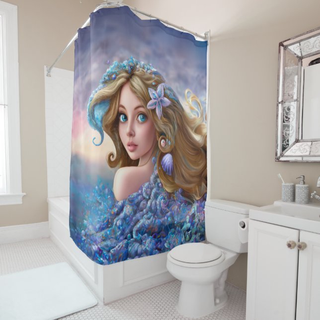 Mermaid Sea Goddess Nymph Siren Underwater Art (In Situ)