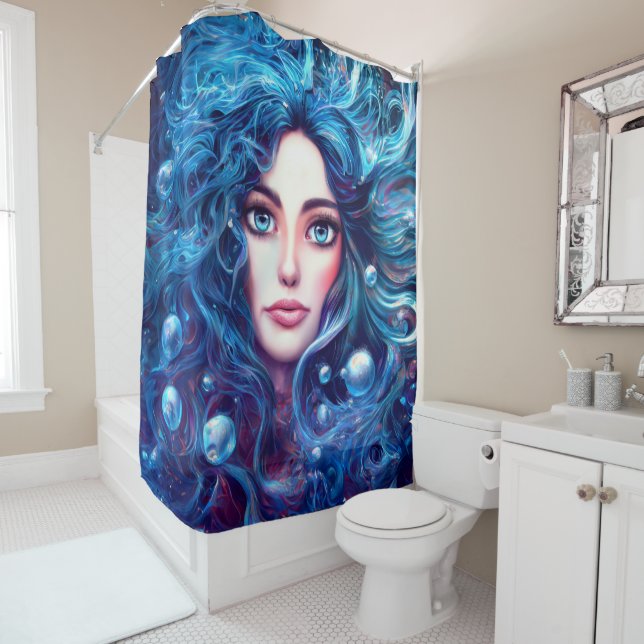Mermaid Sea Goddess Nymph Siren Underwater Art (In Situ)