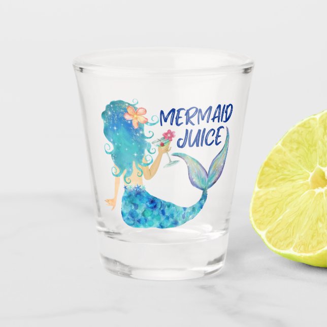 Mermaid Sea | Mermaid Juice Shot Glass (Front)