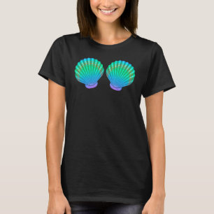 Mermaid Sea Shell Bra Costume Mermaids Mom Women G T-Shirt