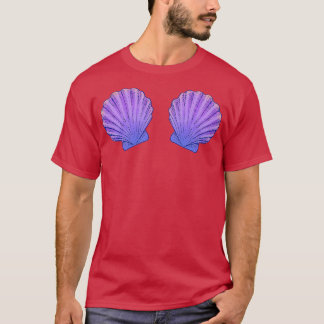 Mermaid Sea Shell Bra Costume Seashell T-Shirt