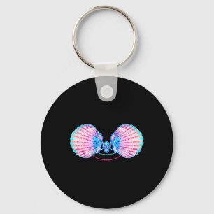 Mermaid Seashell Bra Mermaid Bday Halloween Mermai Keychain