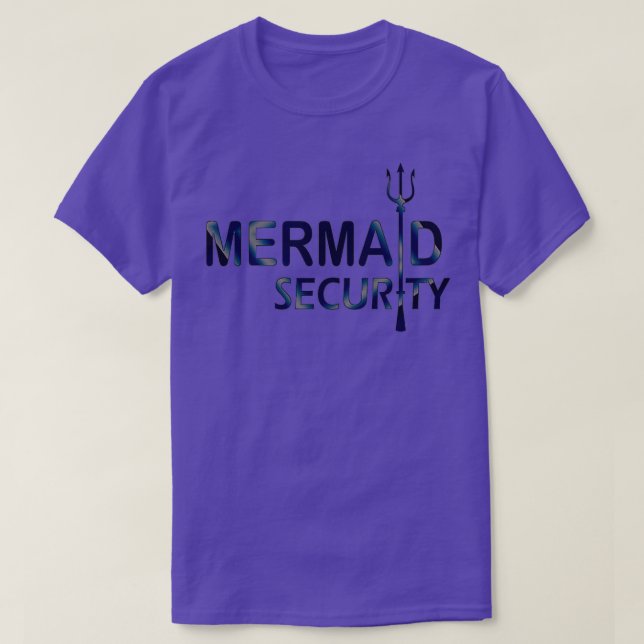 Mermaid Security Funny nage Cadeau TShirt Classi (Design devant)