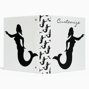 Mermaid Silhouette Thunder_Cove Binder