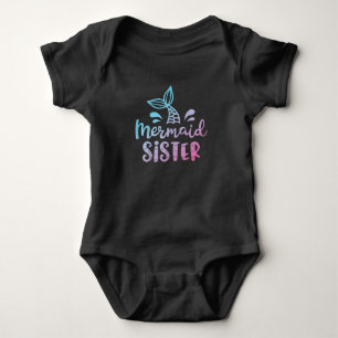Mermaid Sister Baby Bodysuit