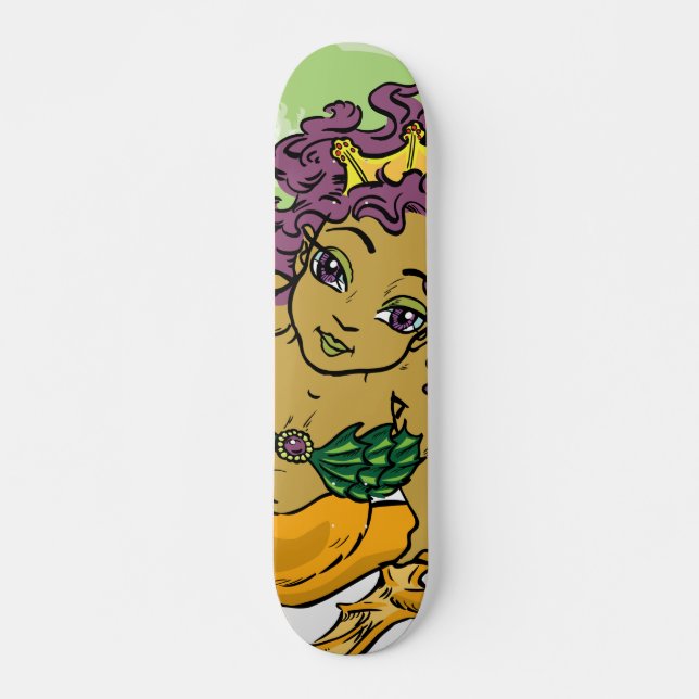 Mermaid Skateboard (Front)