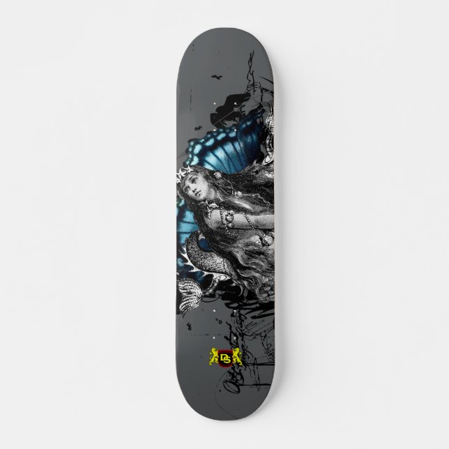 Mermaid Skateboard (Front)