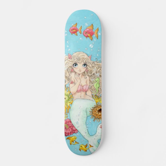 Mermaid skateboard (Front)