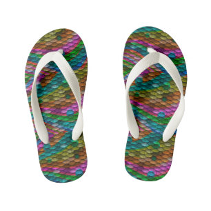 Mermaid Skin Kid's Flip Flops