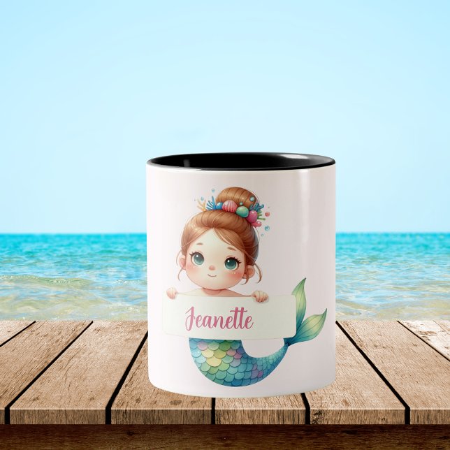 Mermaid Souhaite Personnalisable Conception De Mug (Créateur téléchargé)