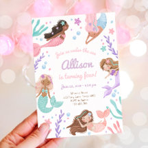 Mermaid Splish Splash Under the Sea Birthday