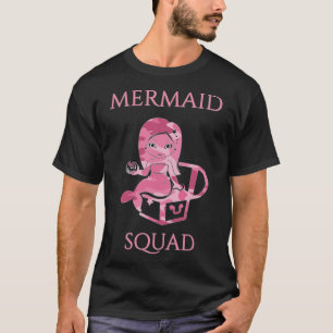 mermaid squad funny african - T-Shirt