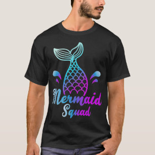 Mermaid Squad Matching Birthday army best friend s T-Shirt