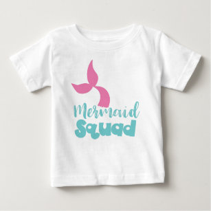 Mermaid Squad, Mermaid Tail, Mermaid Silhouette Baby T-Shirt