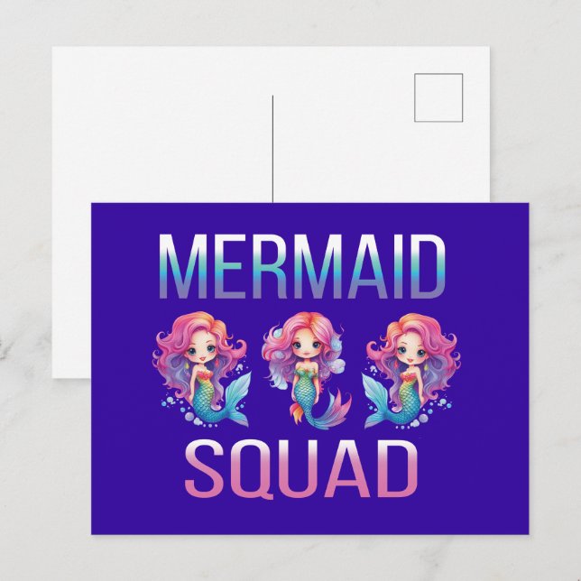 Mermaid Squad Postcard (Front/Back)