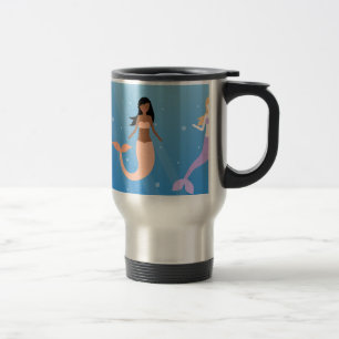 mermaid squad travel mug