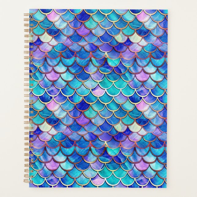 Mermaid Stained Glass Planner (Front)