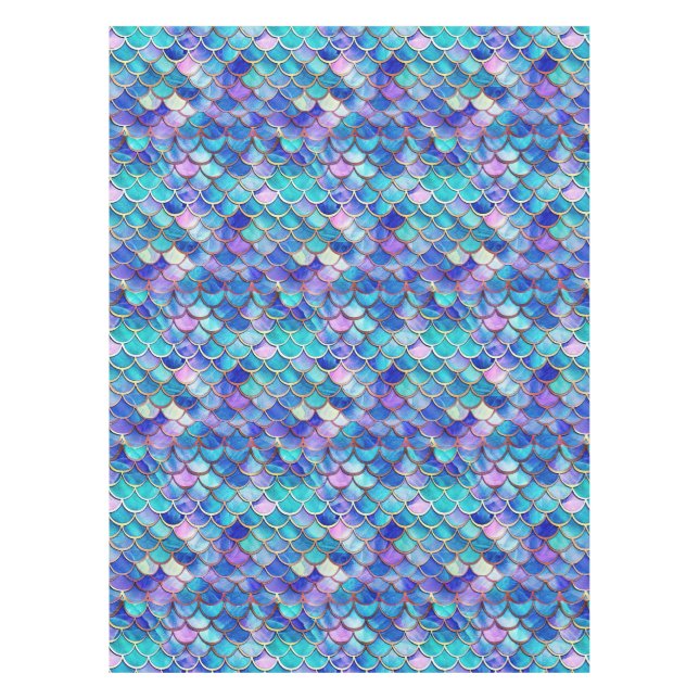 Mermaid Stained Glass Tablecloth (Front)