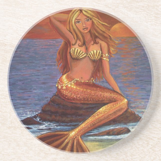 Mermaid Sunset - Coasters (Front)