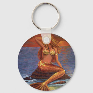 Mermaid Sunset Keychain