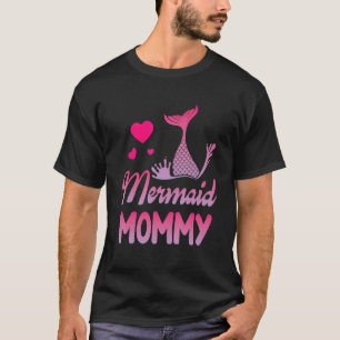 Mermaid Swimming Around Hearts Happy Day To Me Mer T-Shirt