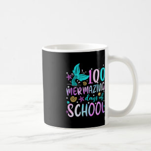 Mermaid Tail 100 Mermazing Days of School Toddler  Coffee Mug