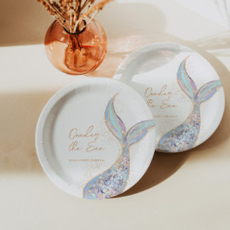 Mermaid Tail Birthday Paper Plate