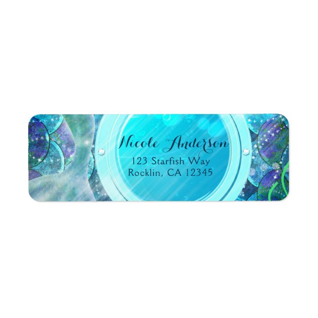 Mermaid Tail Magic Under the Sea Birthday Party (Front)