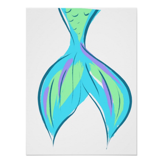Mermaid Tail Poster (Front)