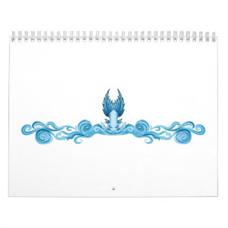 Mermaid Tail Waves Calendar
