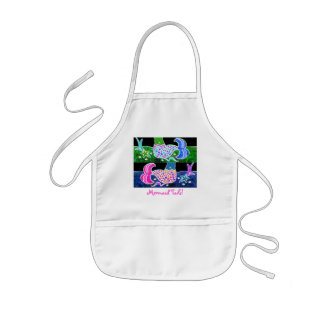 Mermaid Tails Paint Smock! Kids Apron