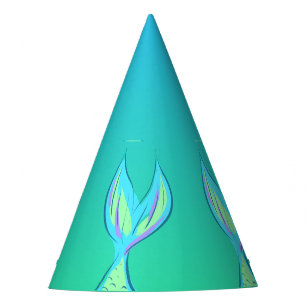 Mermaid Tails Paper Party Hats