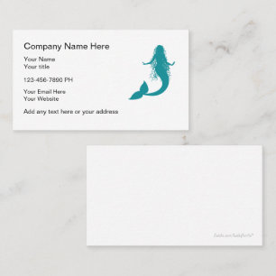 Mermaid Theme Business Cards