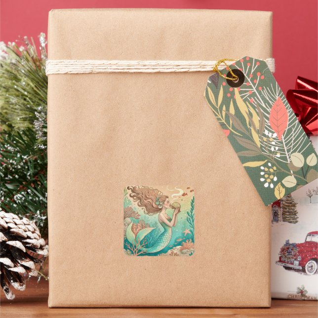 Mermaid theme party custom stickers (Holiday)