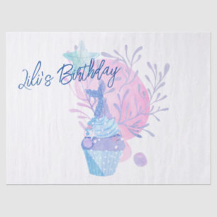 Mermaid Themed Birthday Bash Tissue Paper