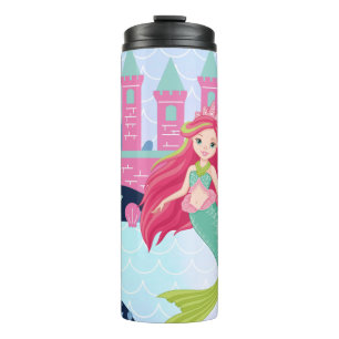 Mermaid thermal tumbler