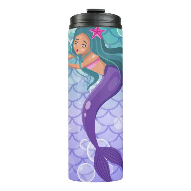 Mermaid thermal tumbler (Front)