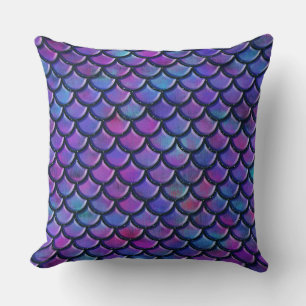 mermaid throw pillow
