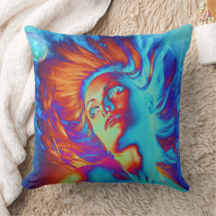 Mermaid Throw Pillow