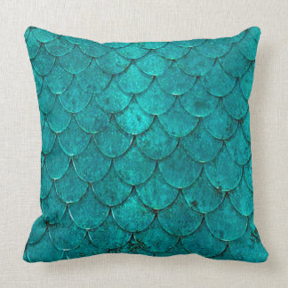 mermaid throw pillow