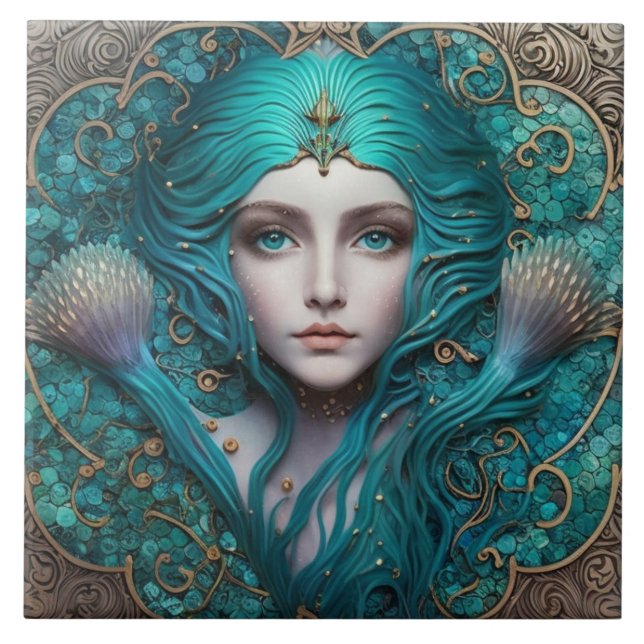 Mermaid Tile (Front)