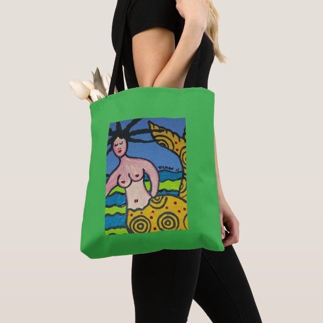 Mermaid Tote Bag (Close Up)