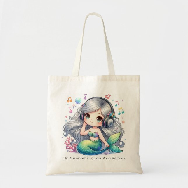 Mermaid  tote bag (Front)