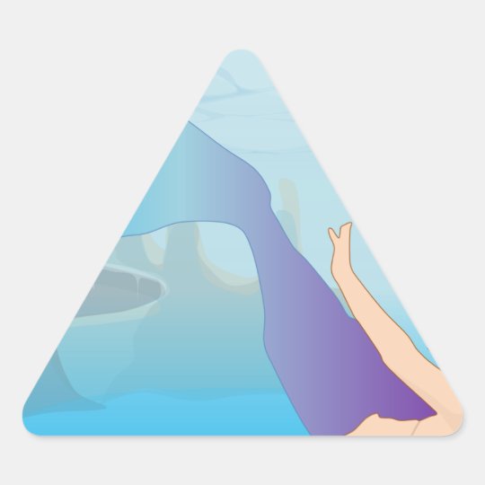 Mermaid Triangle Sticker
