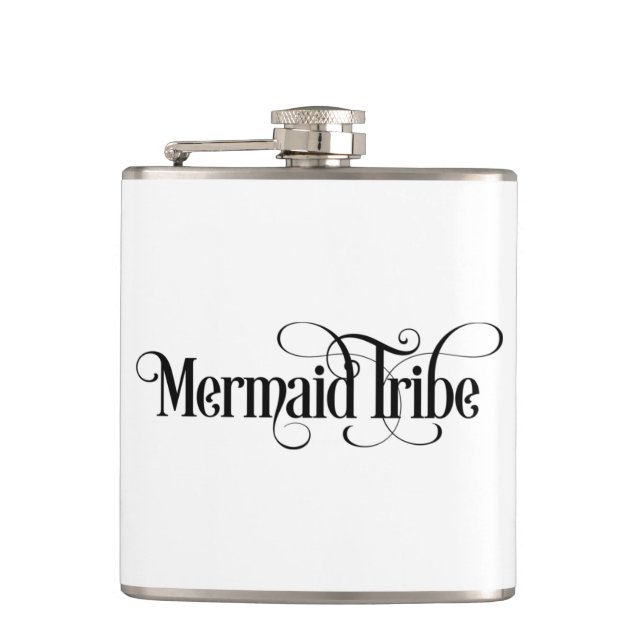 Mermaid Tribe Hip Flask (Front)