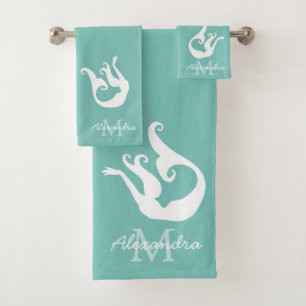 Mermaid Turquoise Blue White Beach 