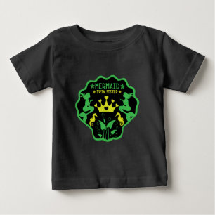 Mermaid Twin Sisters Baby T-Shirt